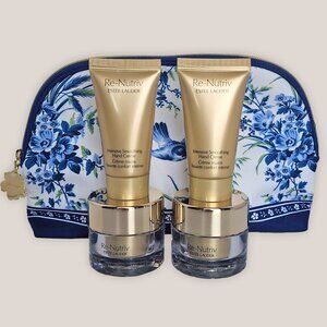 NEW Estee Lauder Set Re-Nutriv Ultimate Diamond Soft Creme & Hand Creme + Bag